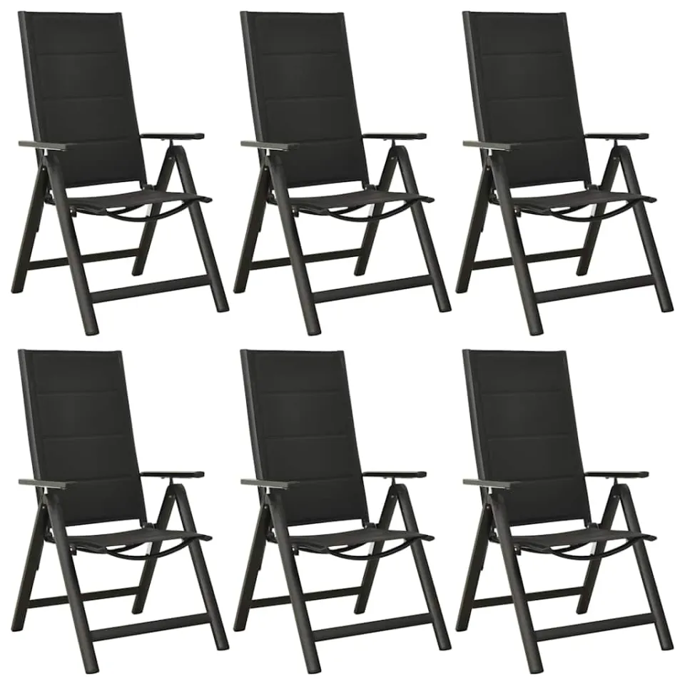 vidaXL 7-delige Tuinset aluminium antracietkleurig, foto 4