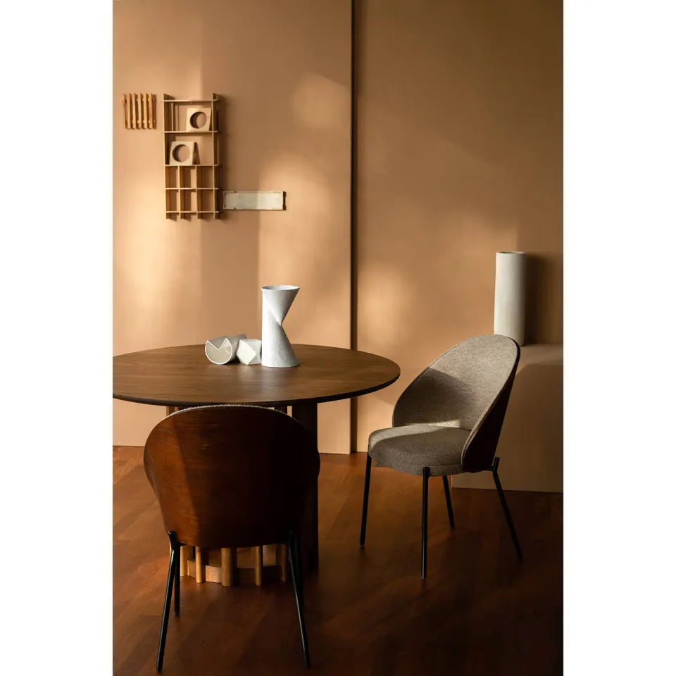 Dutchbone eetkamertafel Barlet bruin, foto 3