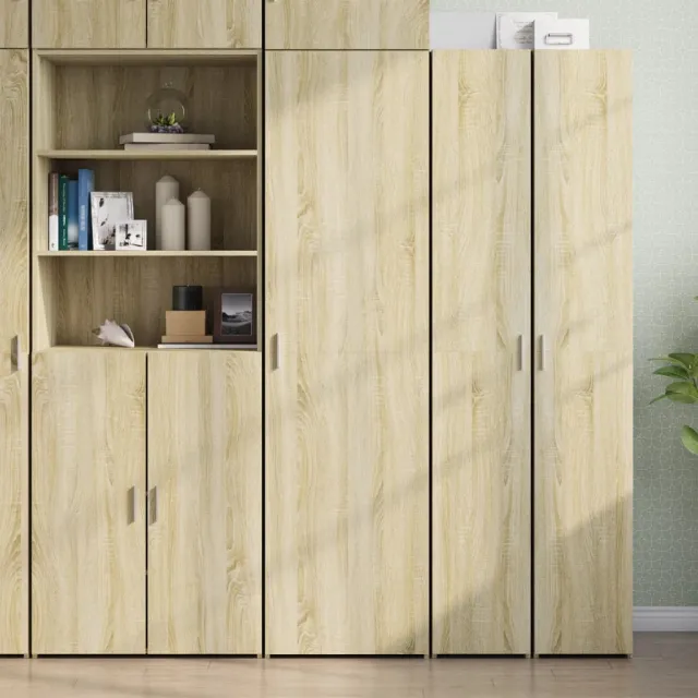 vidaXL Hoge kast 50x42,5x185 cm bewerkt hout sonoma eikenkleurig, foto 2
