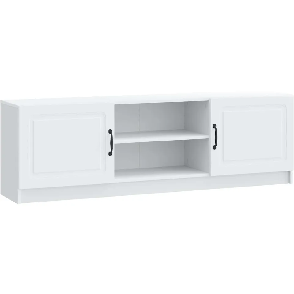 vidaXL TV-kast Wit 150 x 31 x 47 cm Bewerkt hout, foto 3