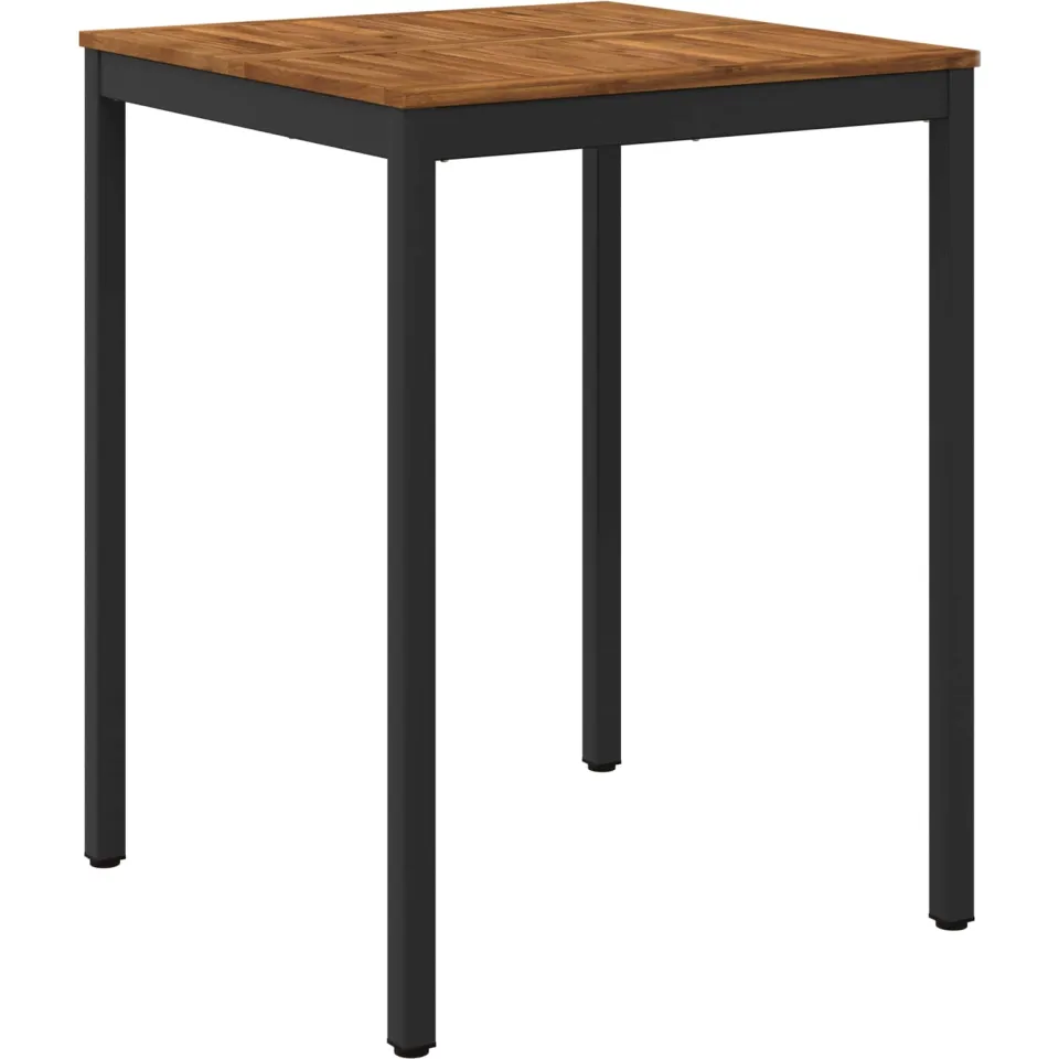 vidaXL Tuinbar Tafel NAARDEN Naturel en Zwart 80 x 80,5 x 105 cm, foto 3