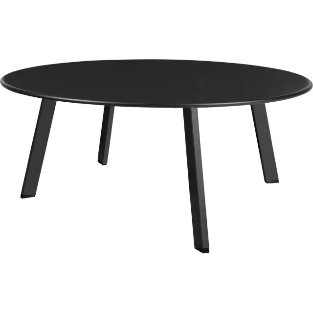 WOOOD Fer Bijzettafel Tuin - Metaal - Zwart - 40xØ70