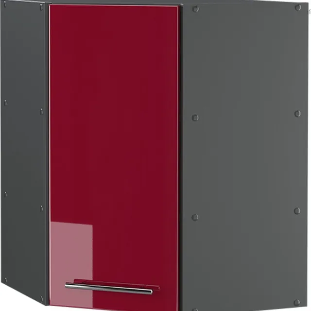 Vicco Fame-Line Hoek hangkast – 57 cm Bordeauxrode hoogglans Bordeauxrode hoogglans/Antraciet