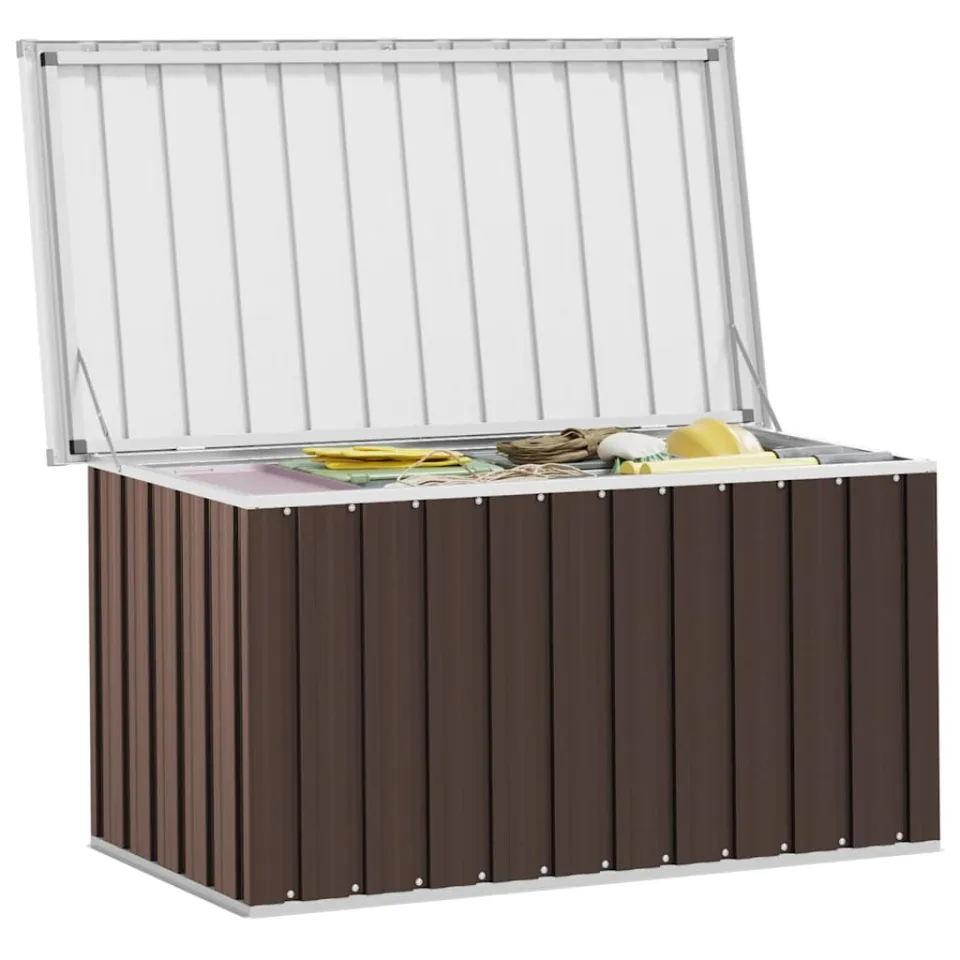 vidaXL Tuinbox Bruin 129x67x65 cm