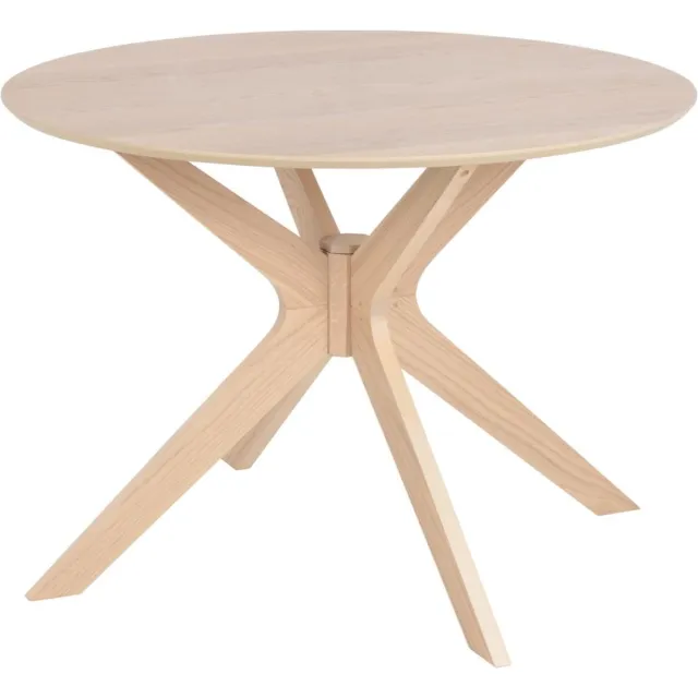 Giga Living Eettafel Janine - Rond Naturel - Ø105cm - 2-4 Personen