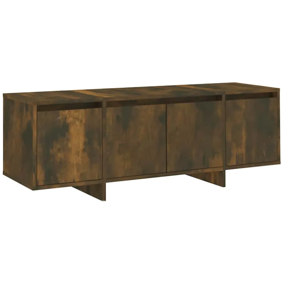 vidaXL Tv-meubel 120x30x40,5 cm bewerkt hout gerookt eikenkleurig Bruin