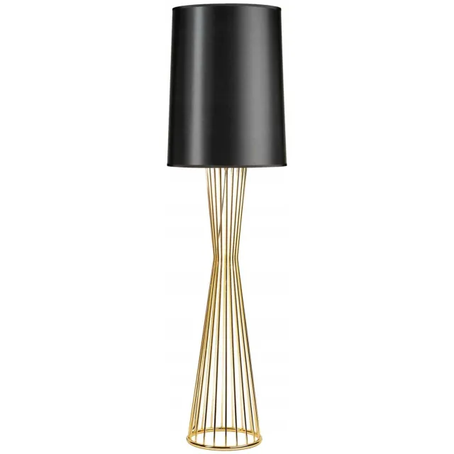 Step into Design FILO-1 Zwarte/Gouden Staande Lamp - Elegant Design Zwart/Goud
