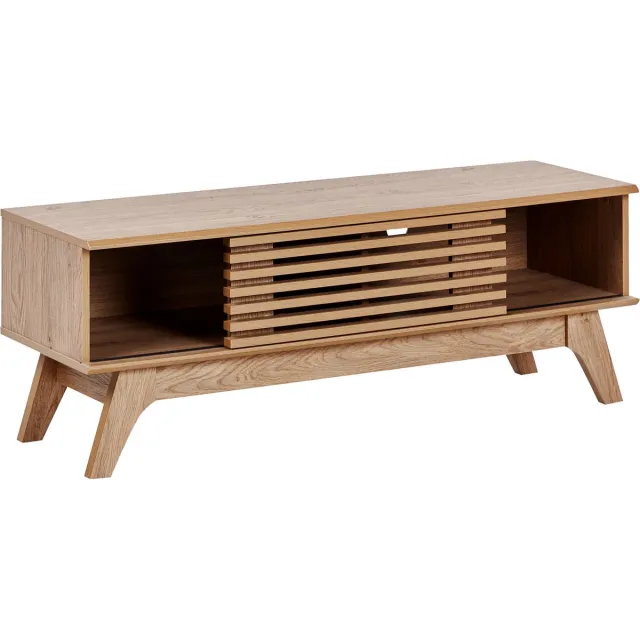 Beliani TOLEDO - TV-meubel - Lichte houtkleur - MDF Bruin