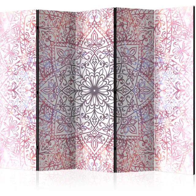 karo-art Vouwscherm / Kamerscherm - Etnische Perfectie 225x172cm , gemonteerd geleverd, dubbelzijdig geprint Multikleur
