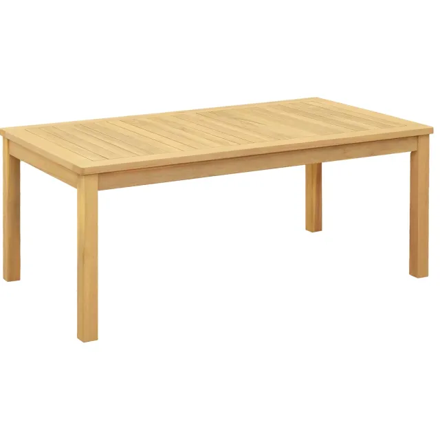 vidaXL Salontafel Licht acacia 110 x 60 x 45 cm Massief Acaciahout Bruin