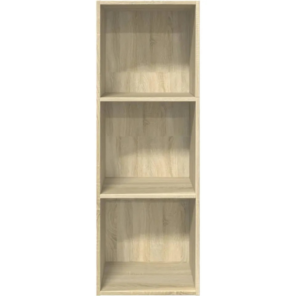 vidaXL Boekenkast 40x30x114 cm bewerkt hout sonoma eikenkleurig, foto 3
