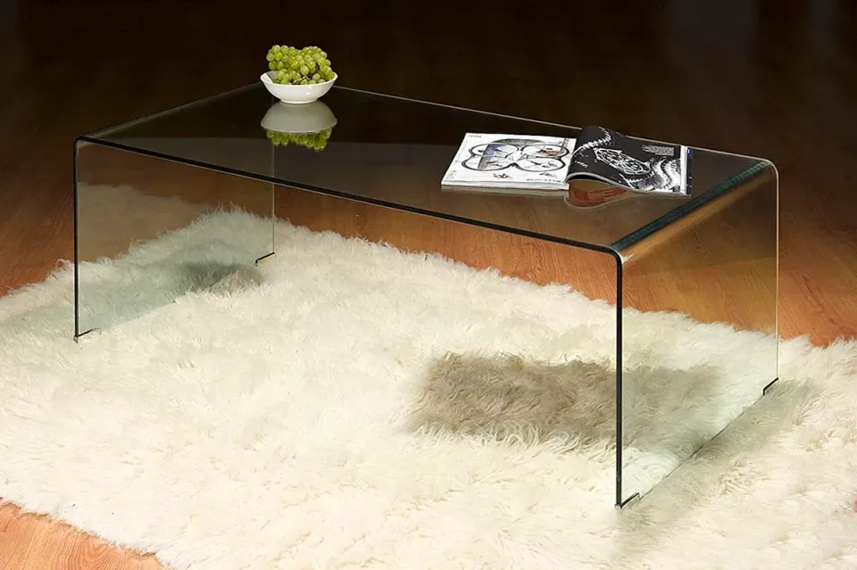 Salontafel Nigel glas zwart, foto 2