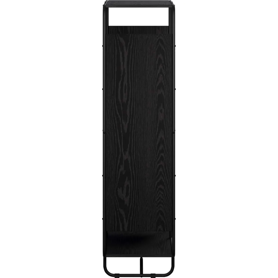vidaXL Hoge kast Zwart eiken 60 x 37,5 x 144 cm Bewerkt hout, foto 4