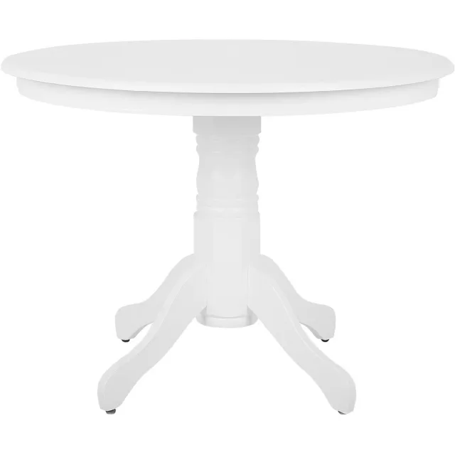 Beliani AKRON - Ronde eettafel - Wit - 100 cm - MDF