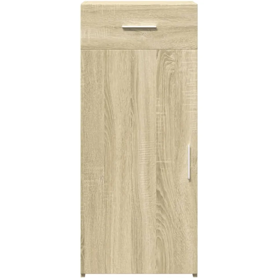 vidaXL Dressoir 40x42,5x93 cm bewerkt hout sonoma eikenkleurig Bruin
