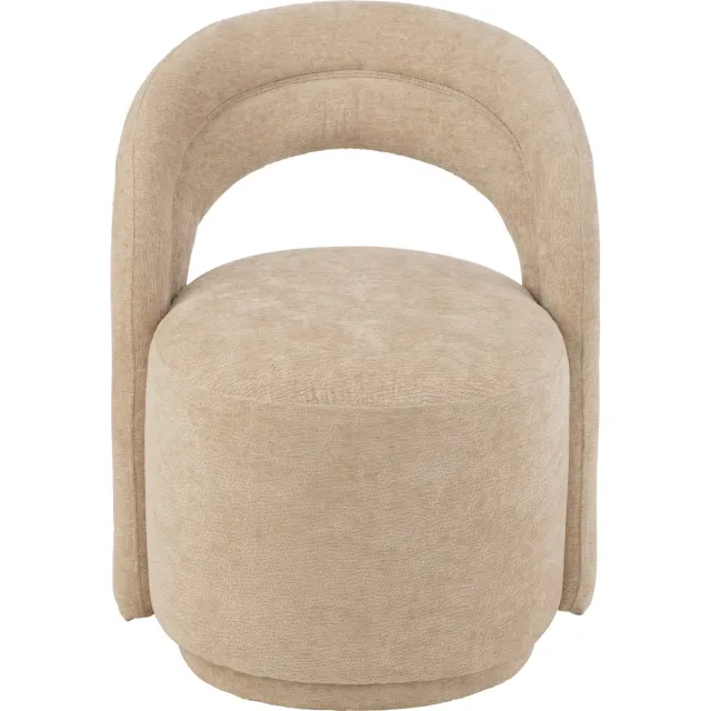 J-Line zetel Accent - textiel - beige