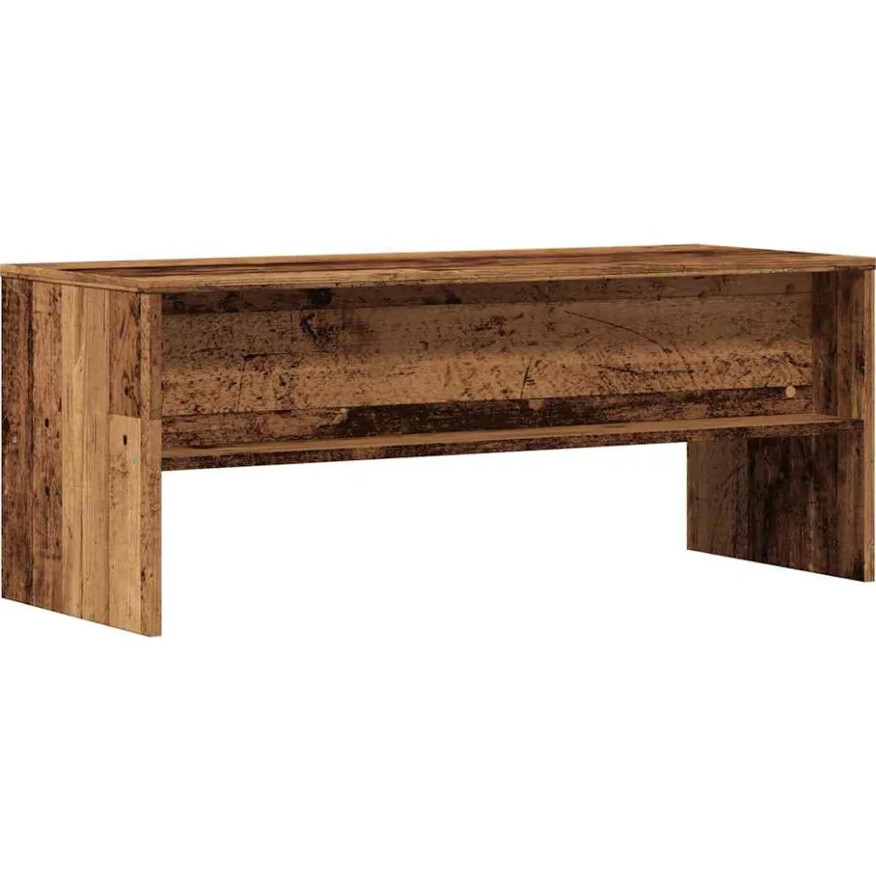 vidaXL Tv-meubel 100x40x40 cm bewerkt hout oud houtkleurig bruin, foto 3