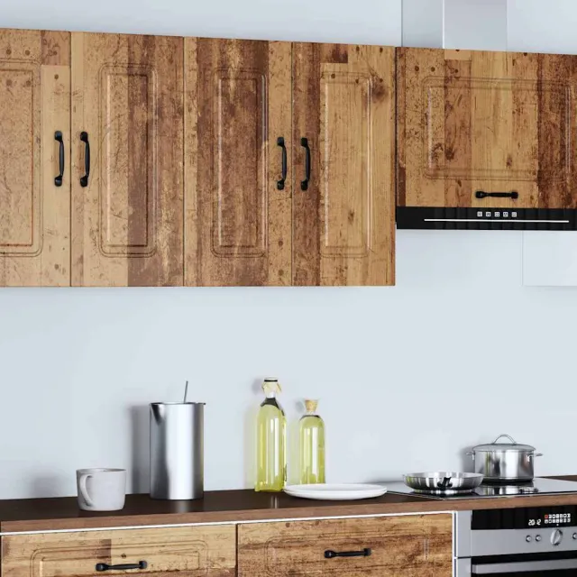 vidaXL Keukenbovenkast Kalmar bewerkt hout oud houtkleurig Bruin