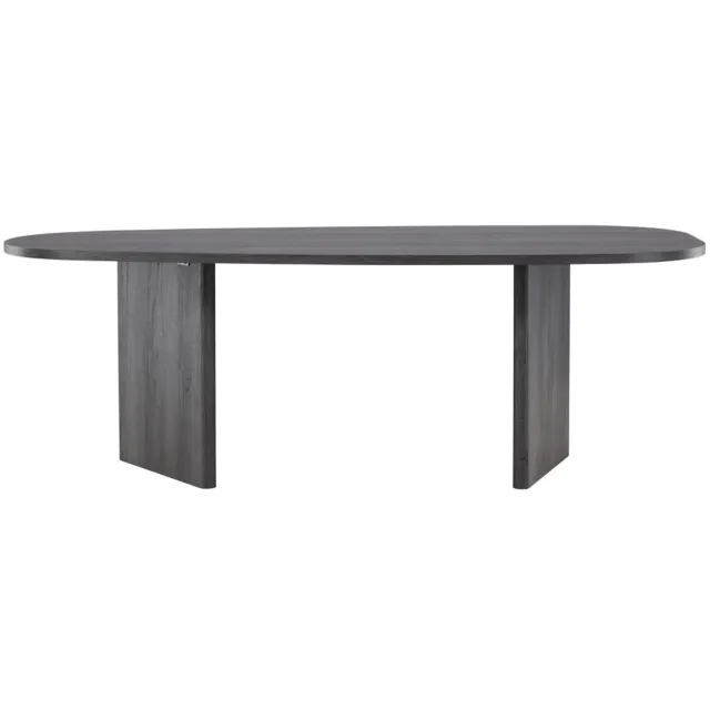 Svea Vincenzo organische eettafel - 100 x 220 cm - zwart