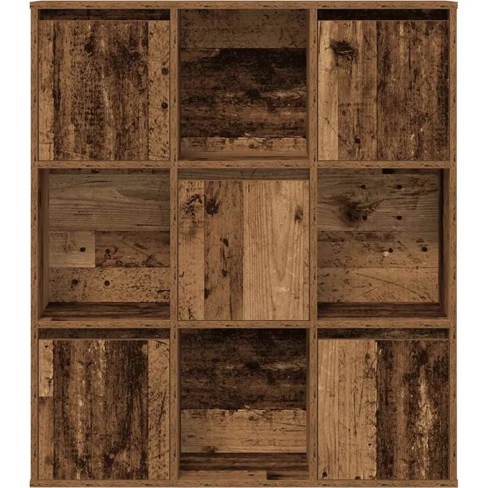 vidaXL Boekenkast 89x24x101,5 cm bewerkt hout oud houtkleurig bruin, foto 4