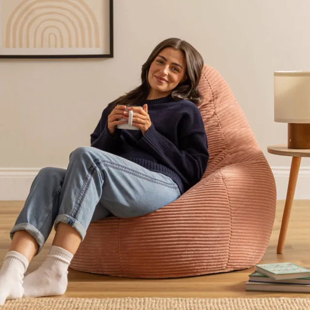 iCON Zitzak Fauteuil Dalton oudroze, foto 2