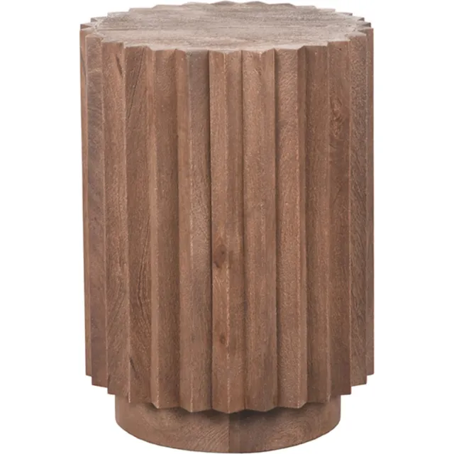 LABEL51 Novan Bijzettafel - Bruin - Hout - 35 cm