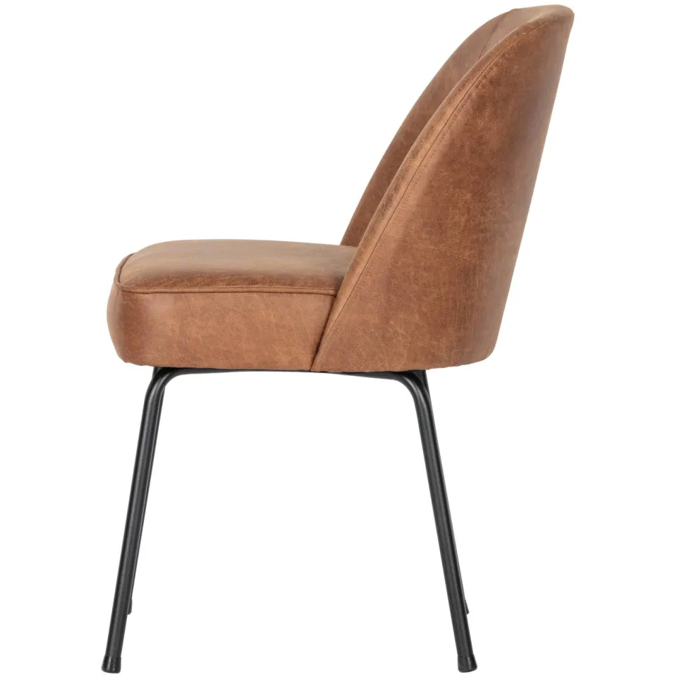 WOOOD Vogue eetkamerstoel cognac, foto 3