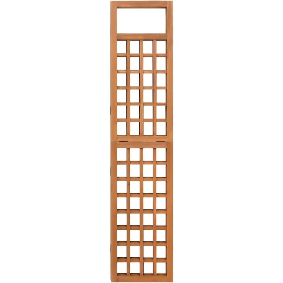 vidaXL Kamerscherm/trellis met 3 panelen 121x180,5 cm vurenhout bruin, foto 3