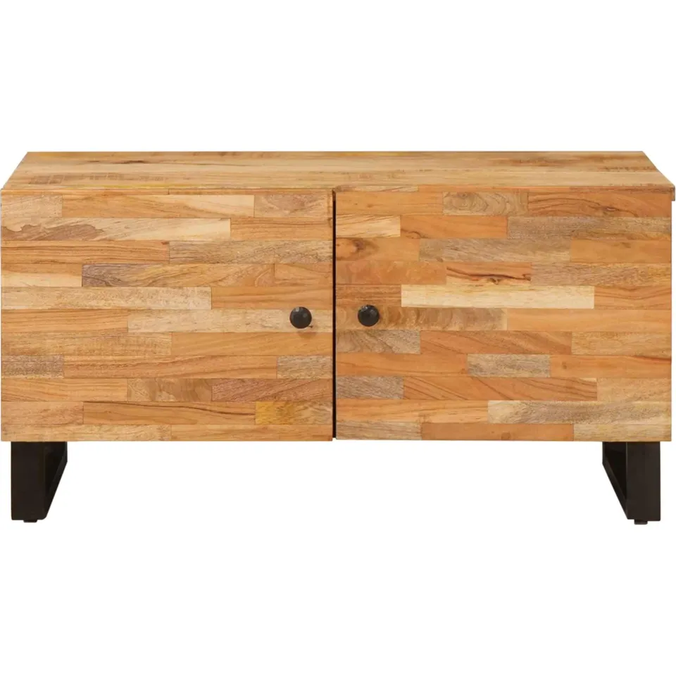 vidaXL Salontafel Bruin 80 x 50 x 40 cm Massief Mango Hout, foto 3