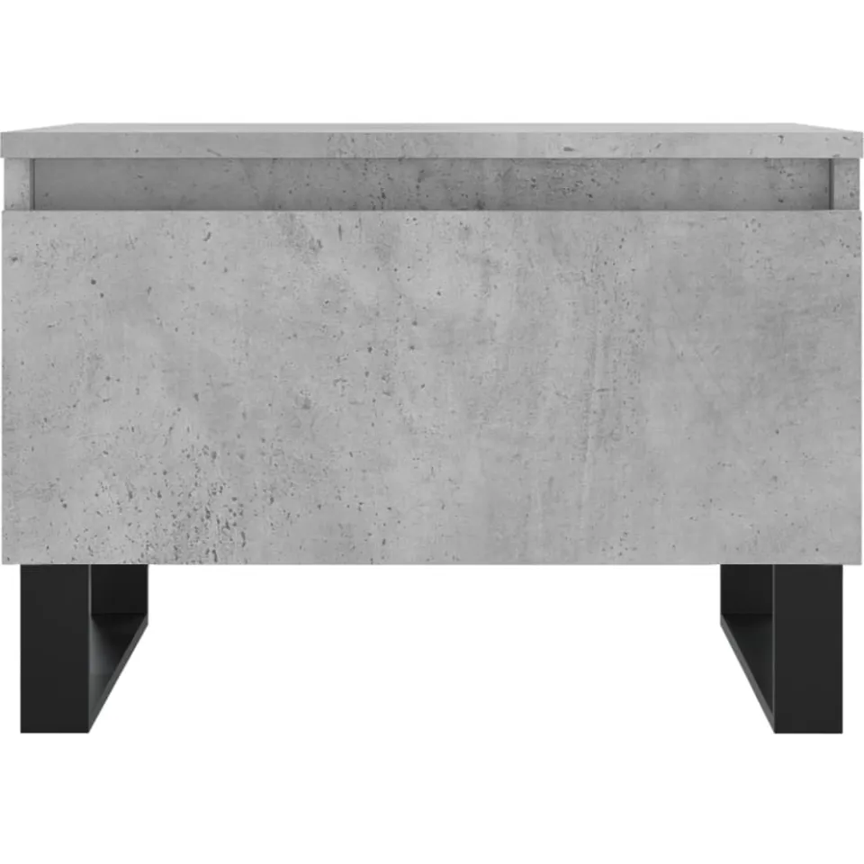 vidaXL Salontafels 2 st 50x46x35 cm bewerkt hout betongrijs grijs, foto 4
