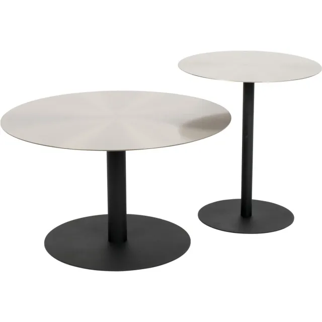 Zuiver Snow Brushed Salontafel Zilver