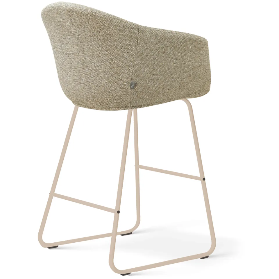 Nolon Nino-Otis barkruk taupe melange - beige onderstel - 65 cm, foto 3