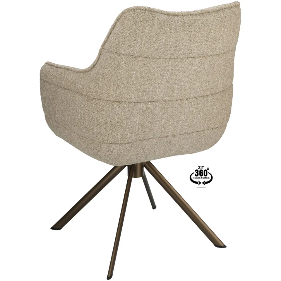Wehkamp Home armstoel Mové beige, foto 2