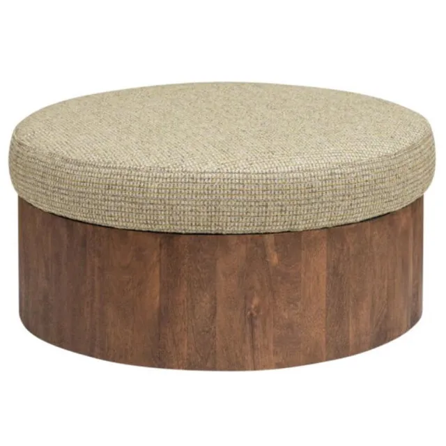 Tower Living Ossana Salontafel rond 80 cm Bruin