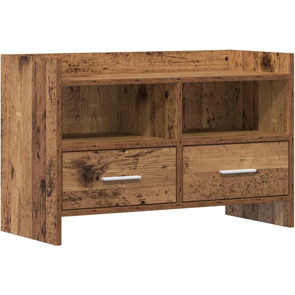 vidaXL TV-kast 71,5 x 33 x 47 cm Oud hout Bewerkt hout Bruin