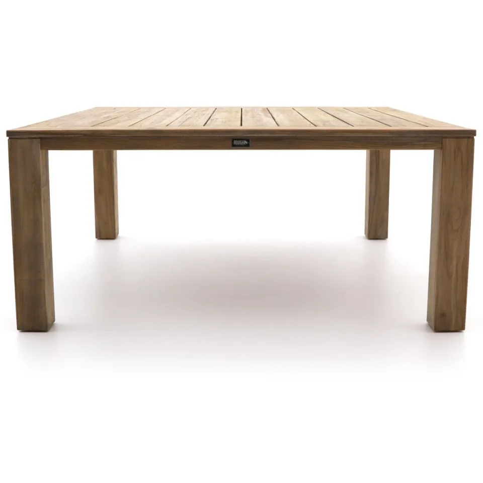 ROUGH Furniture ROUGH-X dining tuintafel 170x170x76cm bruin, foto 4