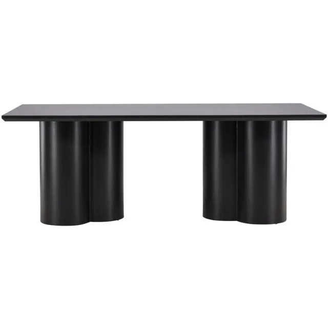 Svea Rova rechthoekige eettafel - 100 x 210 cm - zwart