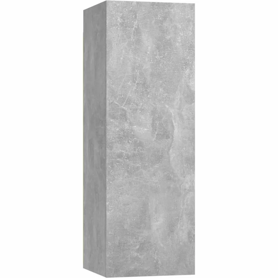 vidaXL Tv-meubel 30,5x30x90 cm bewerkt hout betongrijs