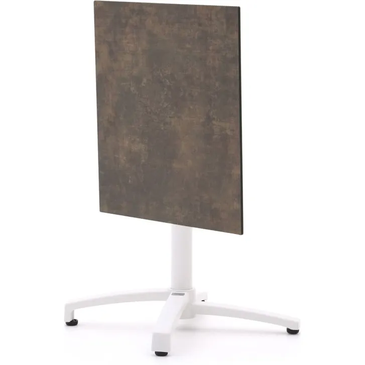 Bellagio tuinmeubelen Bellagio Canzo klaptafel 70x70x73cm wit, foto 4