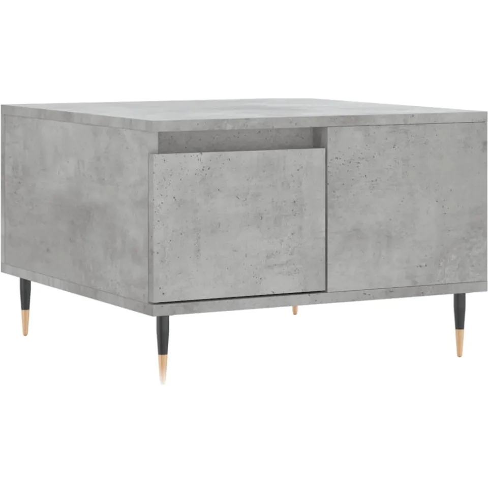 vidaXL Salontafel 55x55x36,5 cm bewerkt hout betongrijs grijs, foto 3