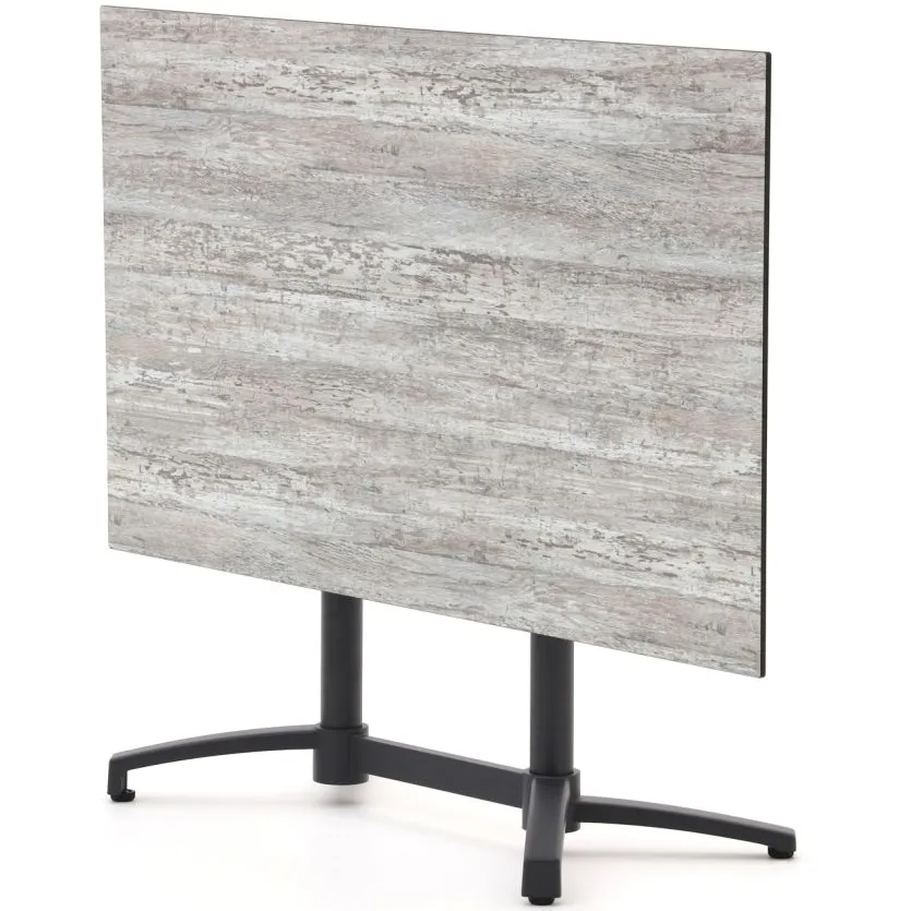 Bellagio tuinmeubelen Bellagio Canzo klaptafel 140x80x73cm grijs, foto 3