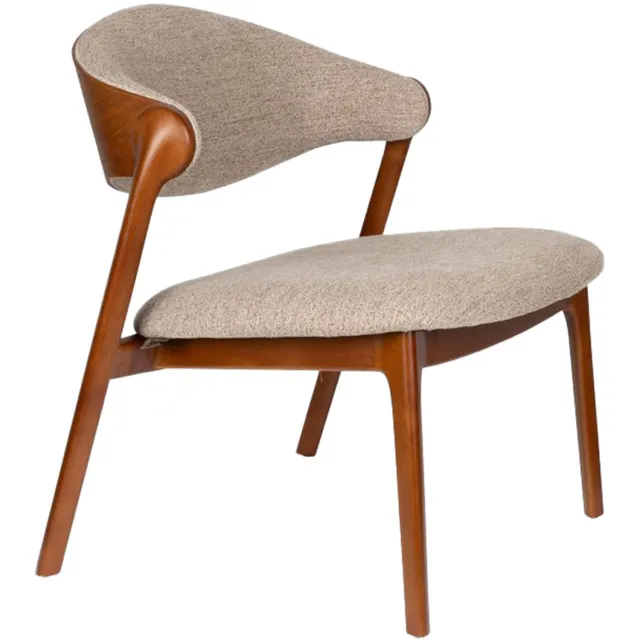 Dutchbone fauteuil Babington walnoot, foto 2