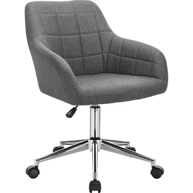 Bolt Edge Werkkruk - Donkergrijs - Stoffen bekleding - Ergonomisch - Met armleuning