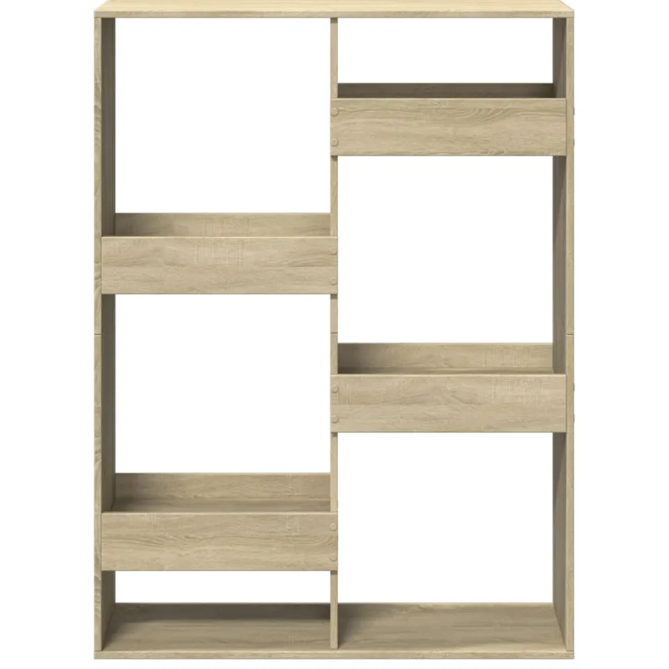 vidaXL Kamerscherm 100x33x135 cm bewerkt hout sonoma eikenkleurig, foto 3