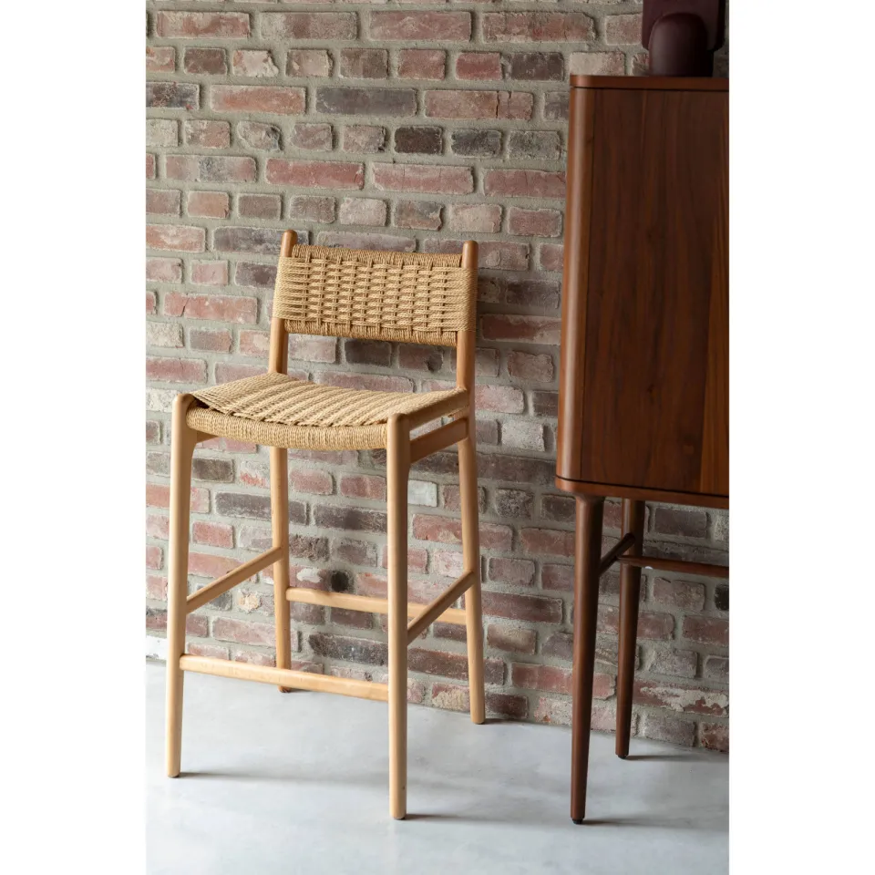 Dutchbone Cecile barkruk naturel, foto 3