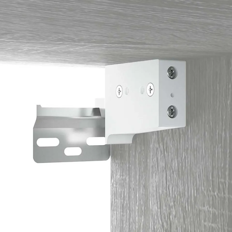 vidaXL 2-delige Badkamermeubelset bewerkt hout grijs sonoma eikenkleur, foto 4