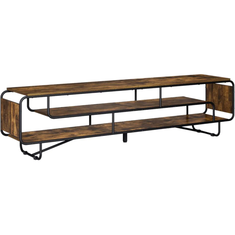 vidaXL TV-standaard 180 x 36 x 45 cm Gerookt eiken Bewerkt hout, foto 3