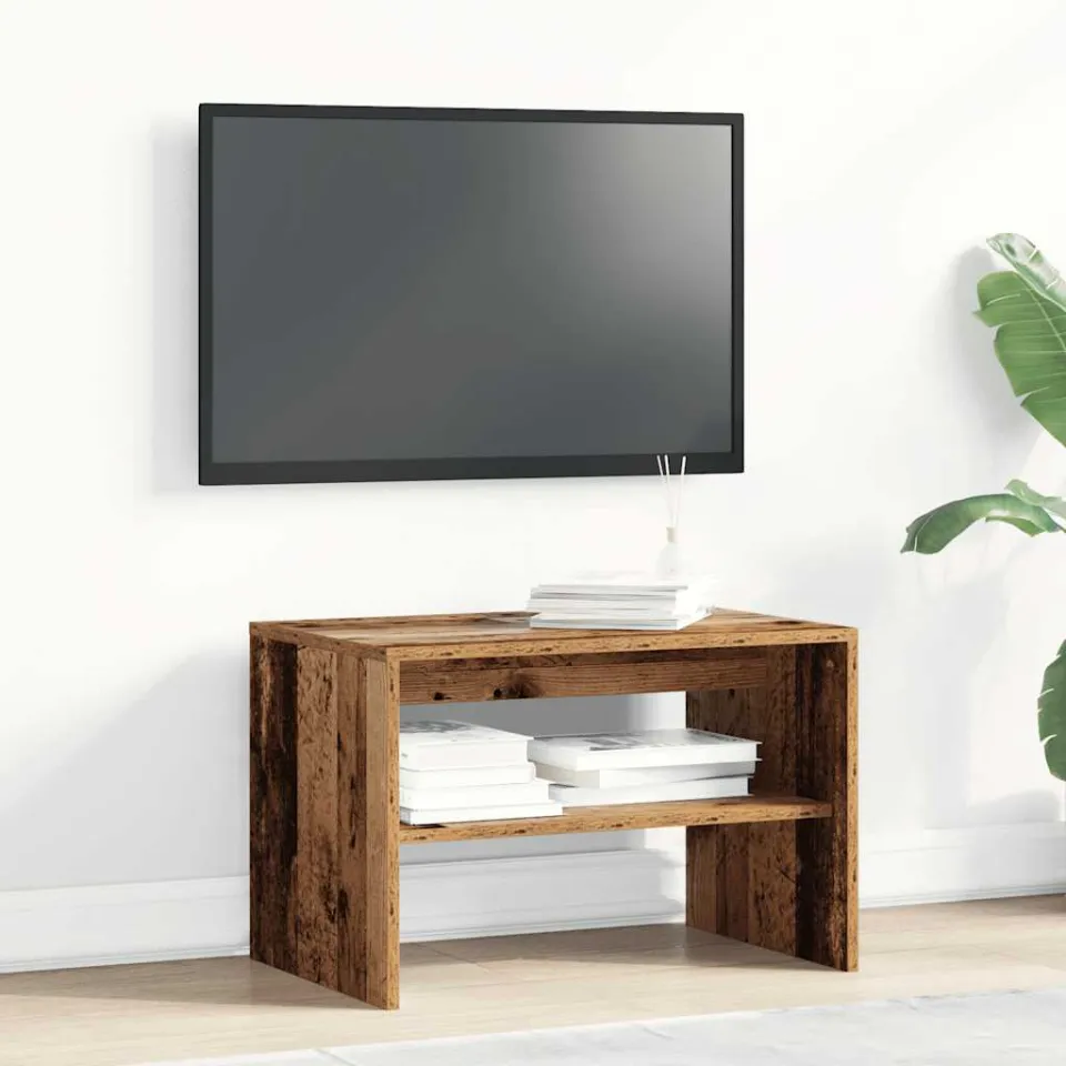 vidaXL Tv-meubel 60x40x40 cm bewerkt hout oud houtkleurig bruin, foto 3