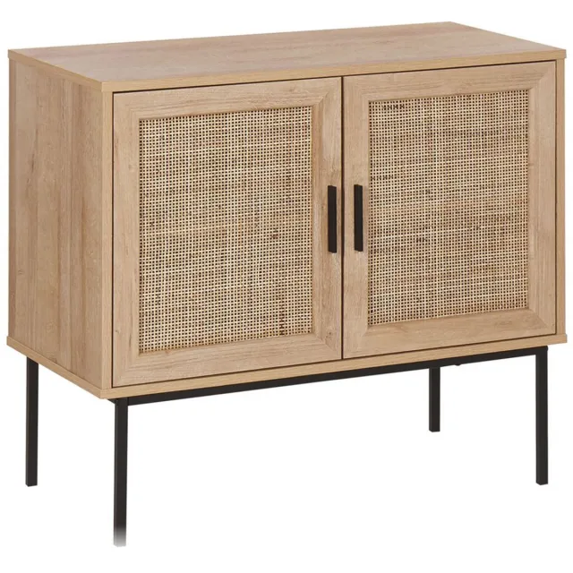 Beliani PASCO - Sideboard - Lichte houtkleur - Vezelplaat Bruin
