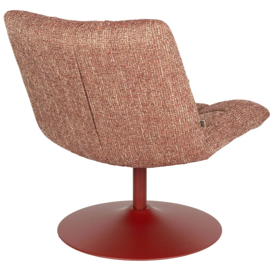 Dutchbone draaibare fauteuil Bar - rood, foto 4